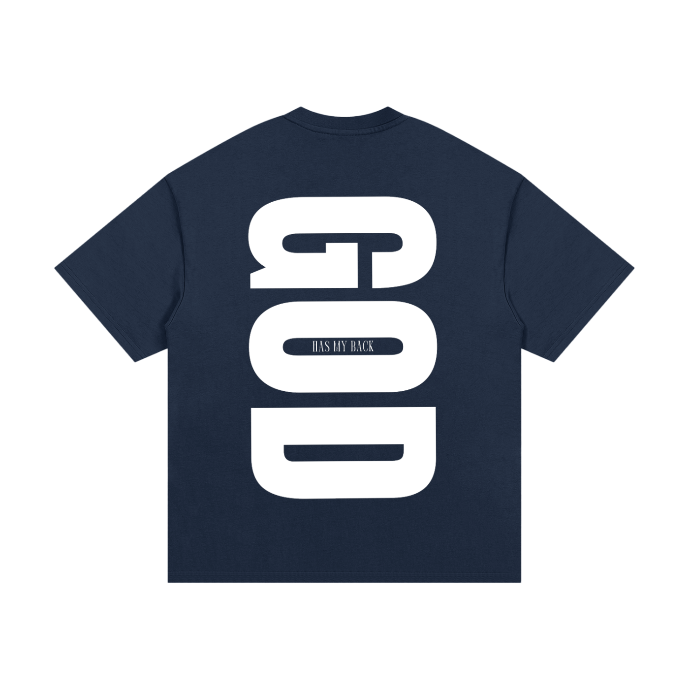 'God has my back' shirt