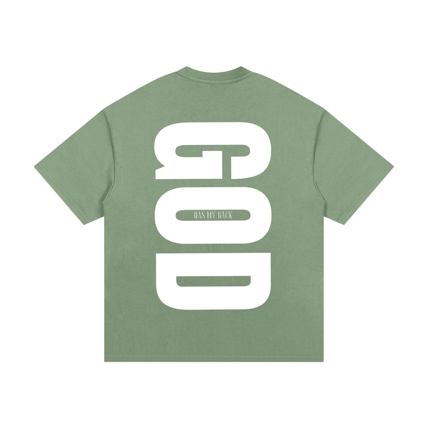 'God has my back' shirt