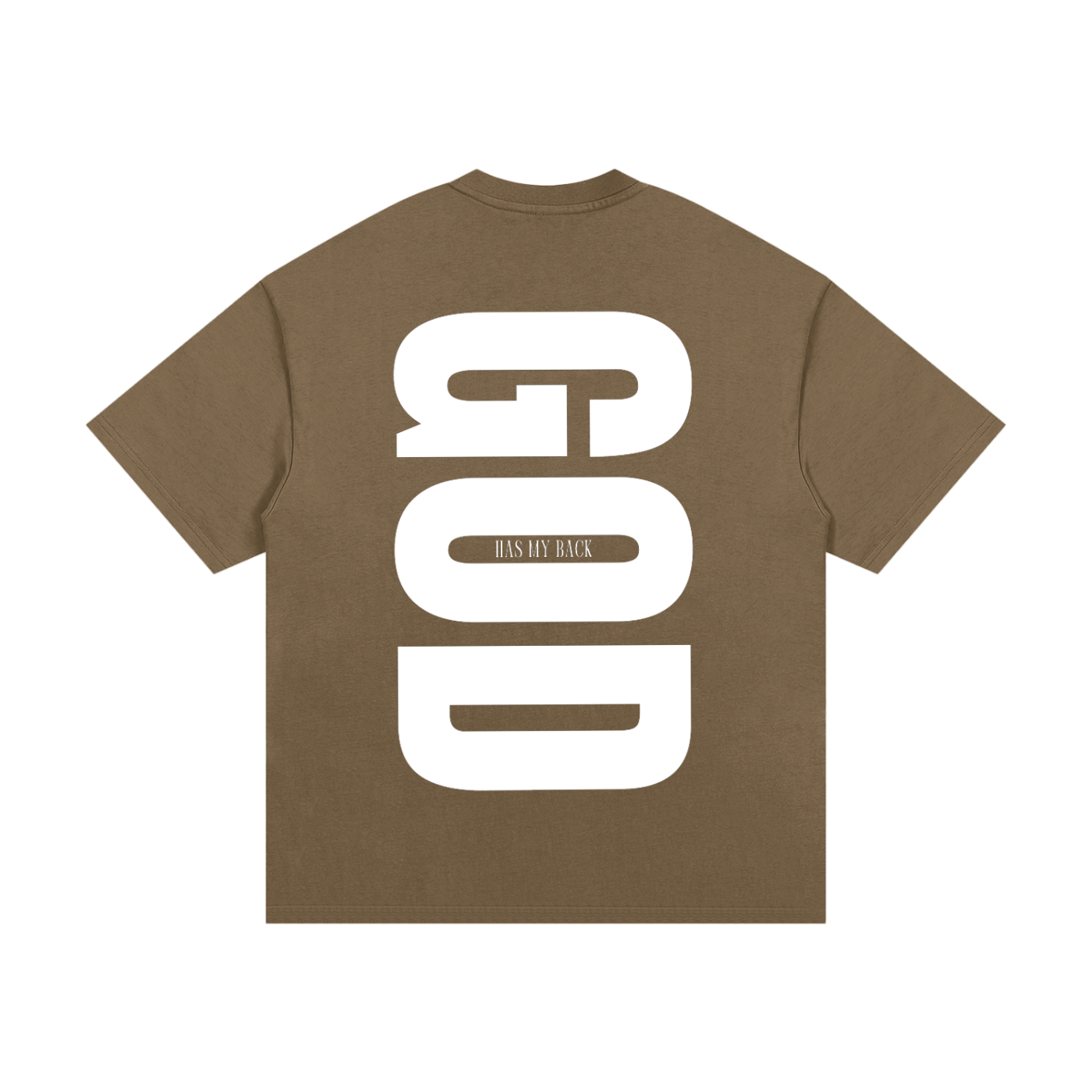 'God has my back' shirt