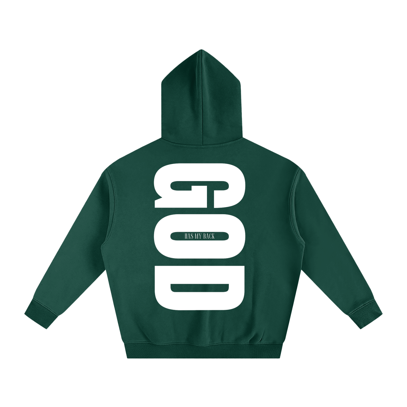 'God has my back' hoodie