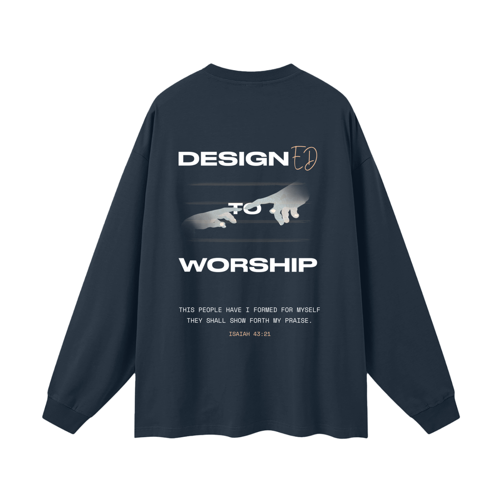 'design(ed)' long sleeve shirt