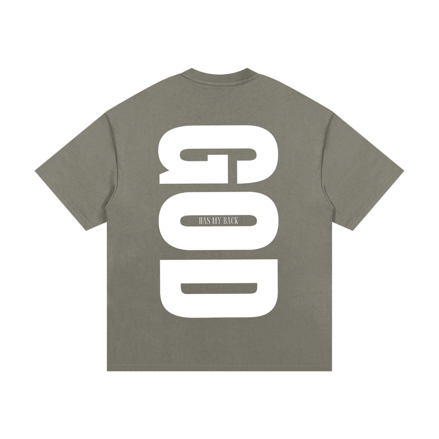 'God has my back' shirt