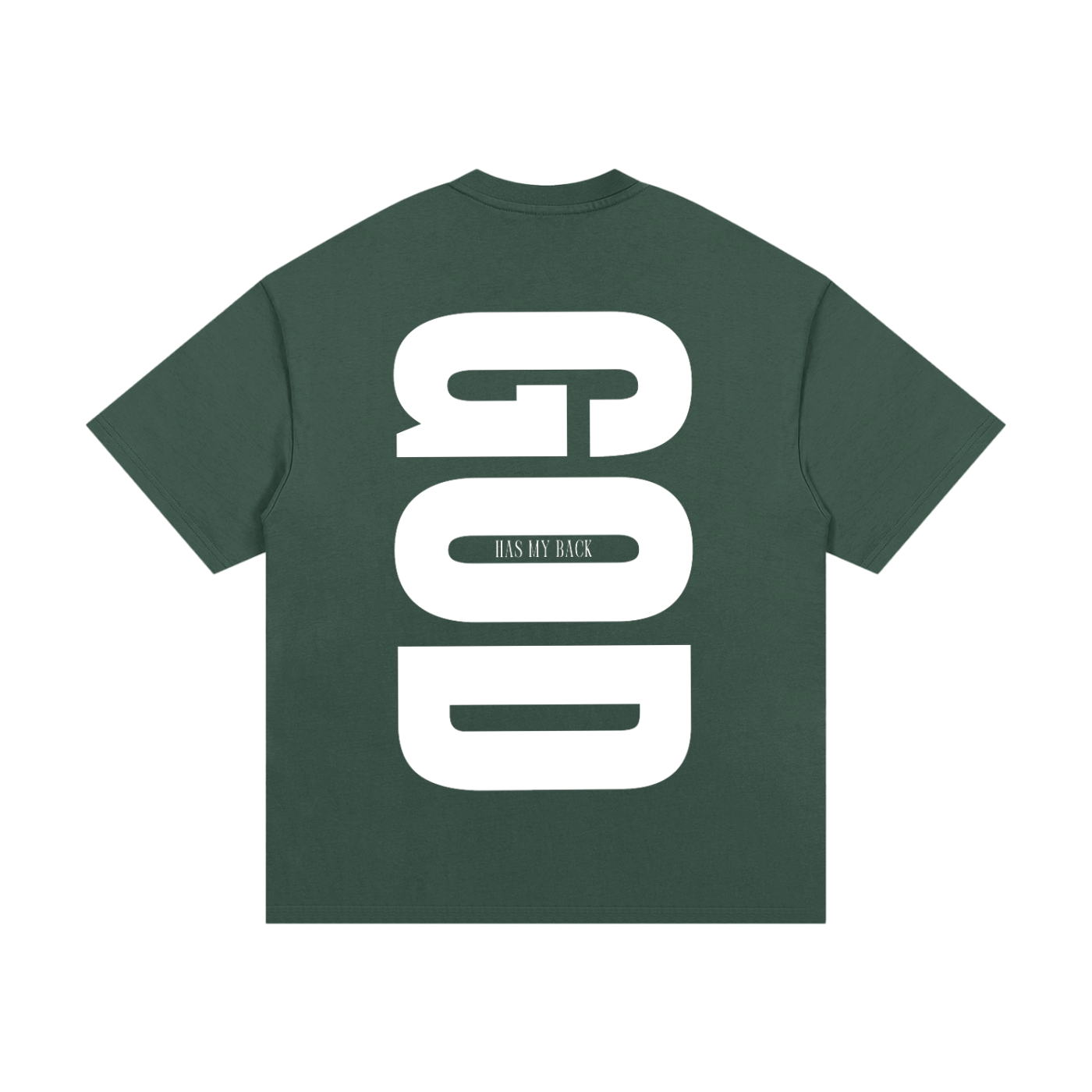 'God has my back' shirt