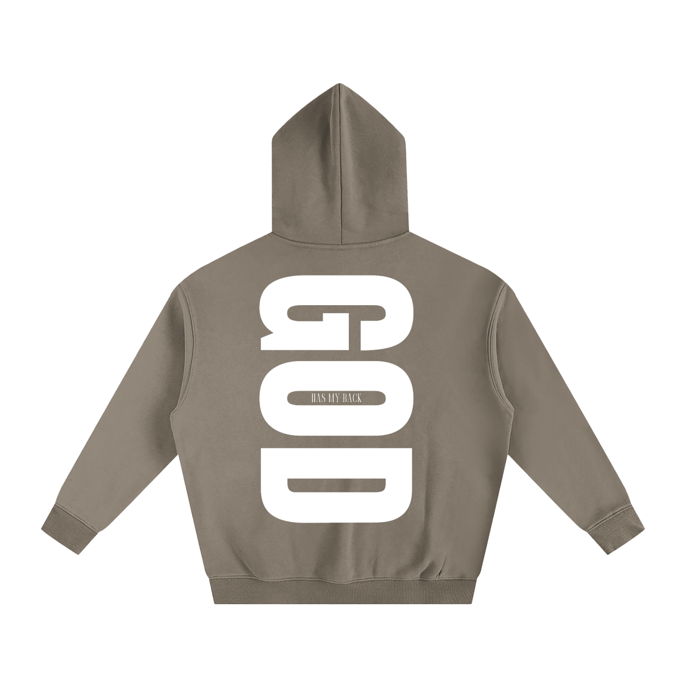 'God has my back' hoodie