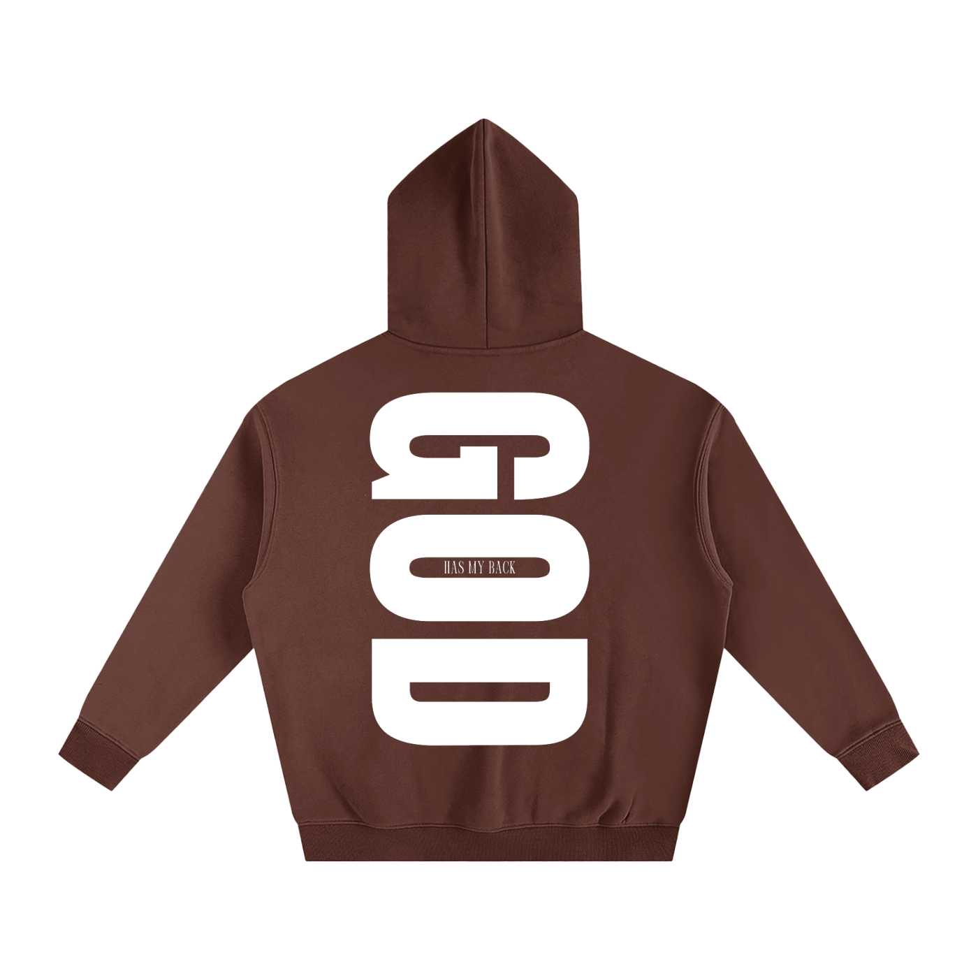 'God has my back' hoodie